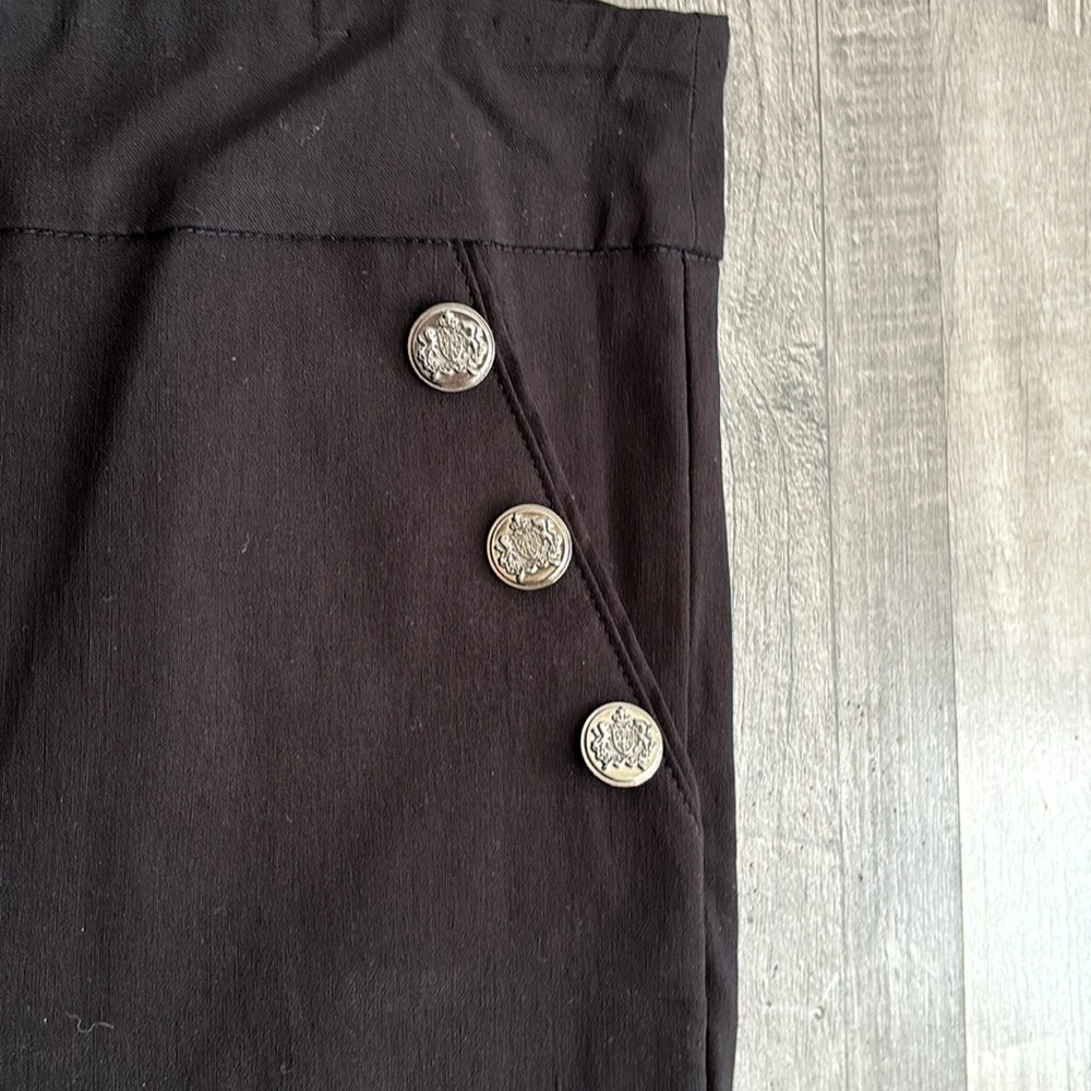 HIVIEW Women's Size 10P Black Solid Pants - Picture 3 of 12